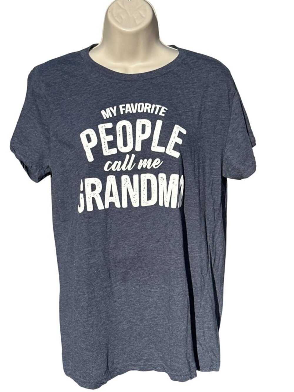 Crazy Dog XL Charcoal My Favorite People Call Me Grandma Graphic Tee Funny Gift